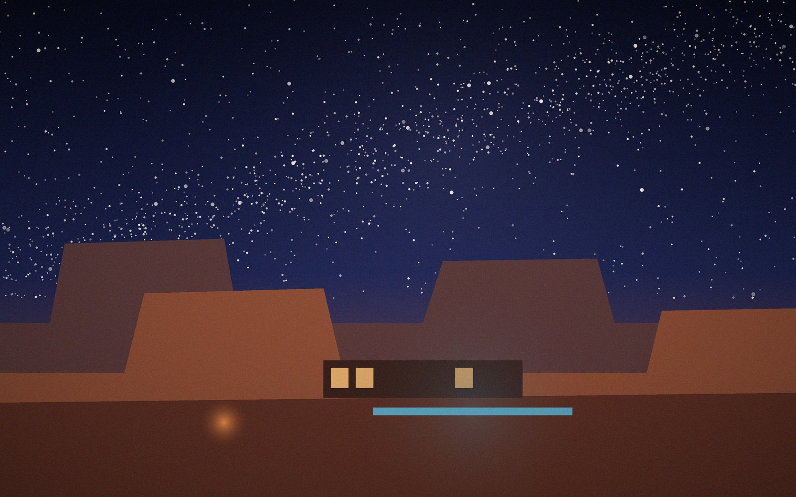 Illustration : La Voie lactée au-dessus des mesas d’Amangiri, dans le sud de l’Utah
