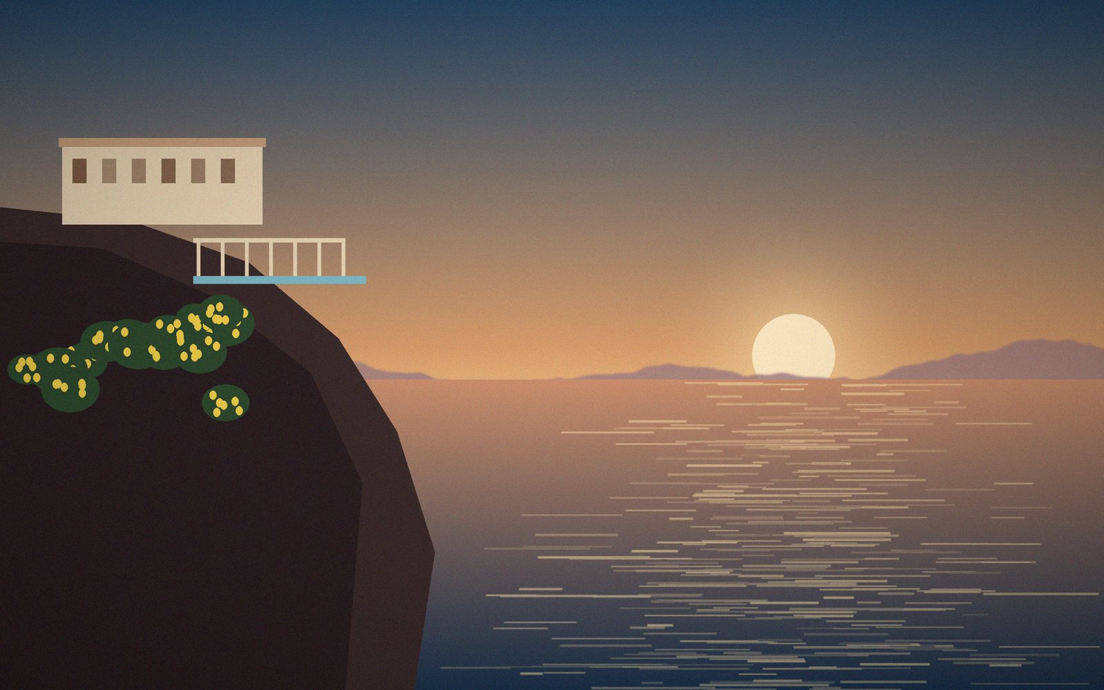 Illustration: Sunset from Belmond Hotel Caruso, high above the Amalfi Coast
